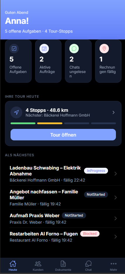Varyos Mobile Screenshot 1
